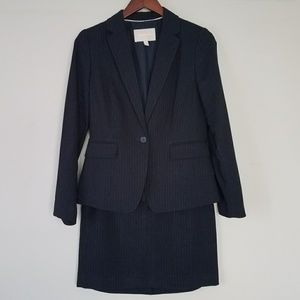 Banana Republic Navy Pinstripe Suit